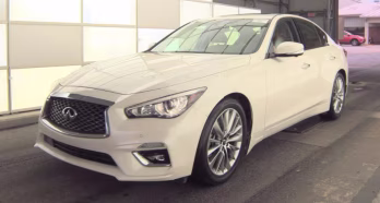 2023 Majestic White INFINITI Q50 LUXE RWD Sedan