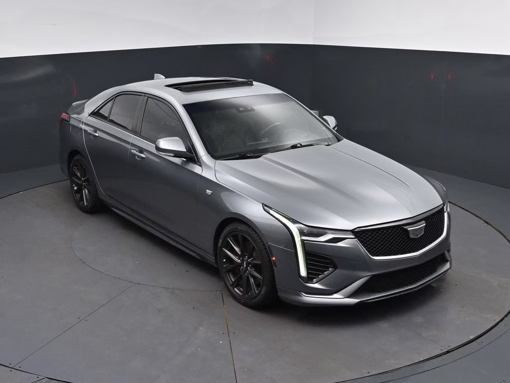 2021 Steel Metallic Cadillac CT4 Sport RWD Sedan