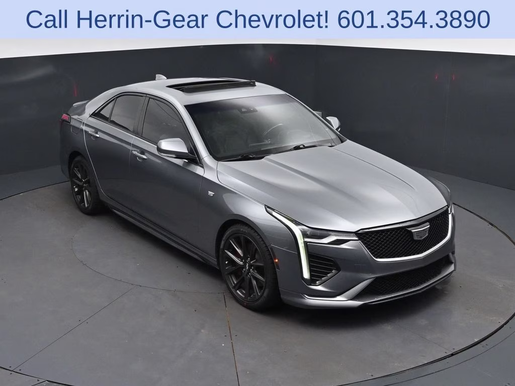 2021 Steel Metallic Cadillac CT4 Sport RWD Sedan