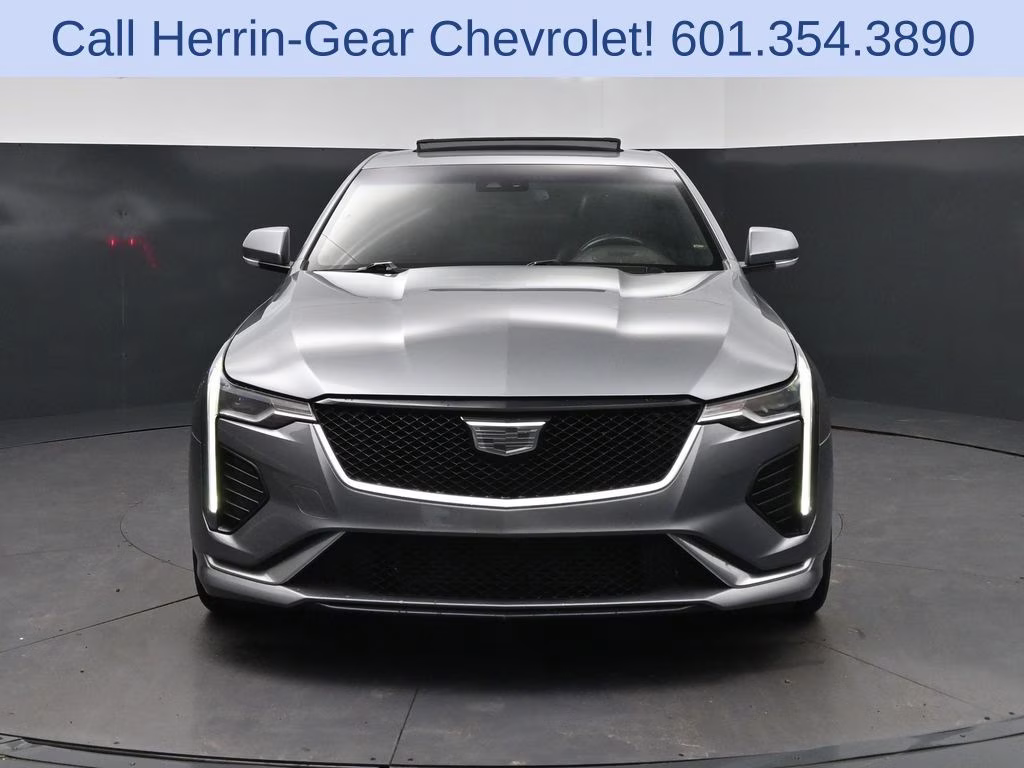 2021 Steel Metallic Cadillac CT4 Sport RWD Sedan