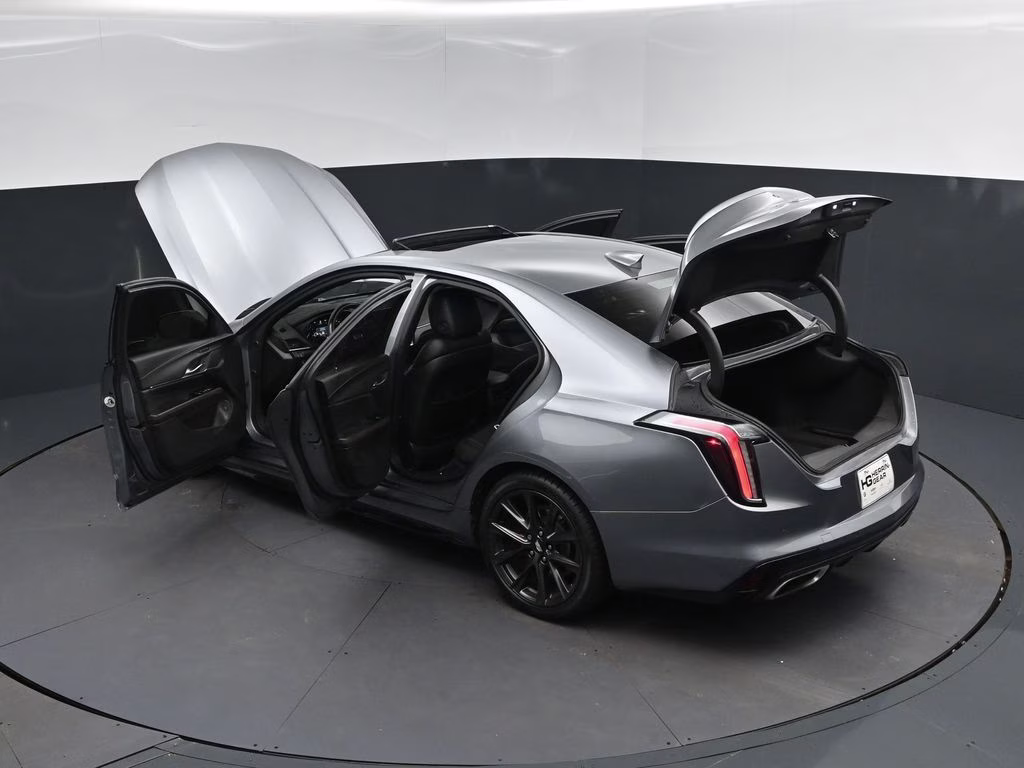 2021 Steel Metallic Cadillac CT4 Sport RWD Sedan