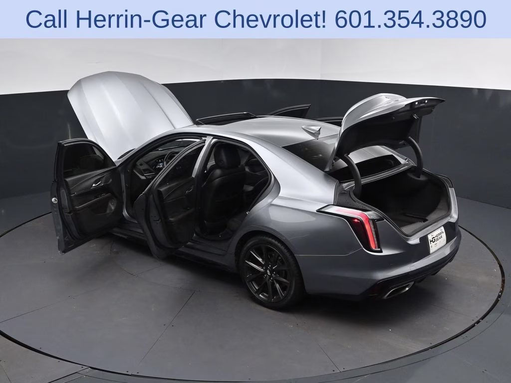 2021 Steel Metallic Cadillac CT4 Sport RWD Sedan