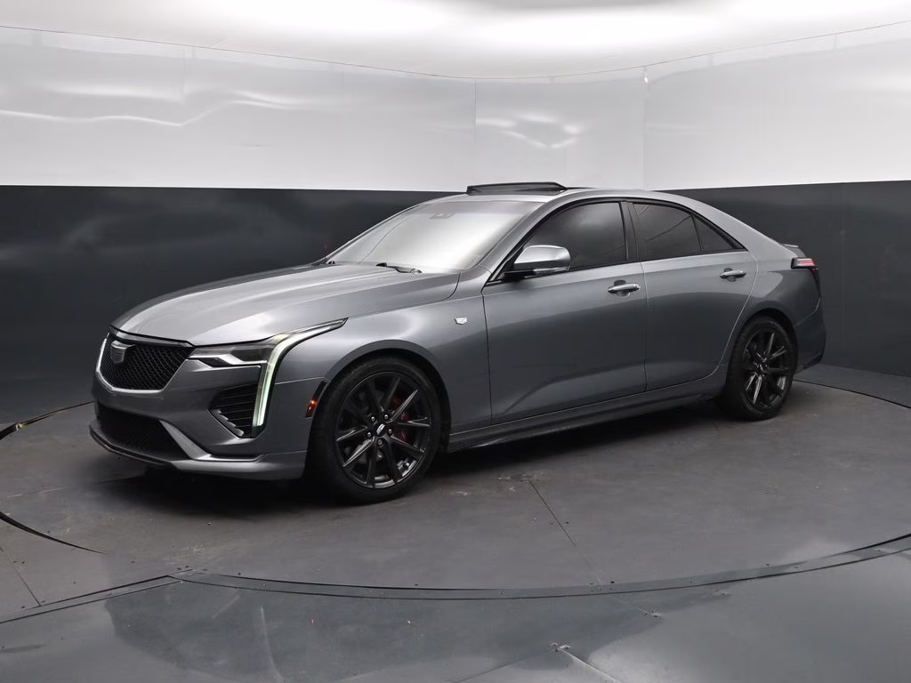 2021 Steel Metallic Cadillac CT4 Sport RWD Sedan