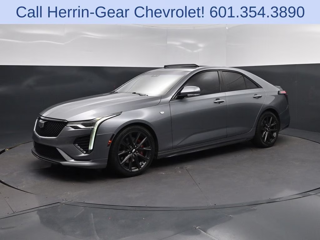 2021 Steel Metallic Cadillac CT4 Sport RWD Sedan
