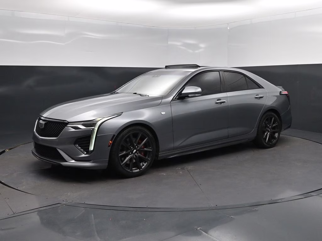 2021 Steel Metallic Cadillac CT4 Sport RWD Sedan