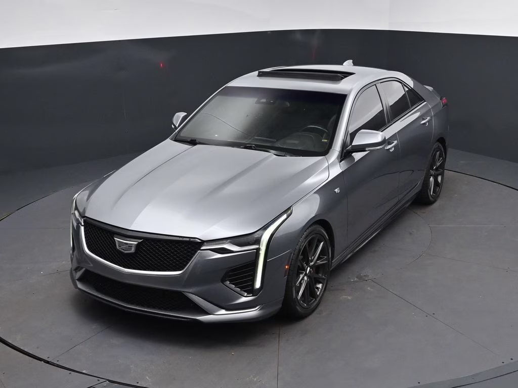 2021 Steel Metallic Cadillac CT4 Sport RWD Sedan