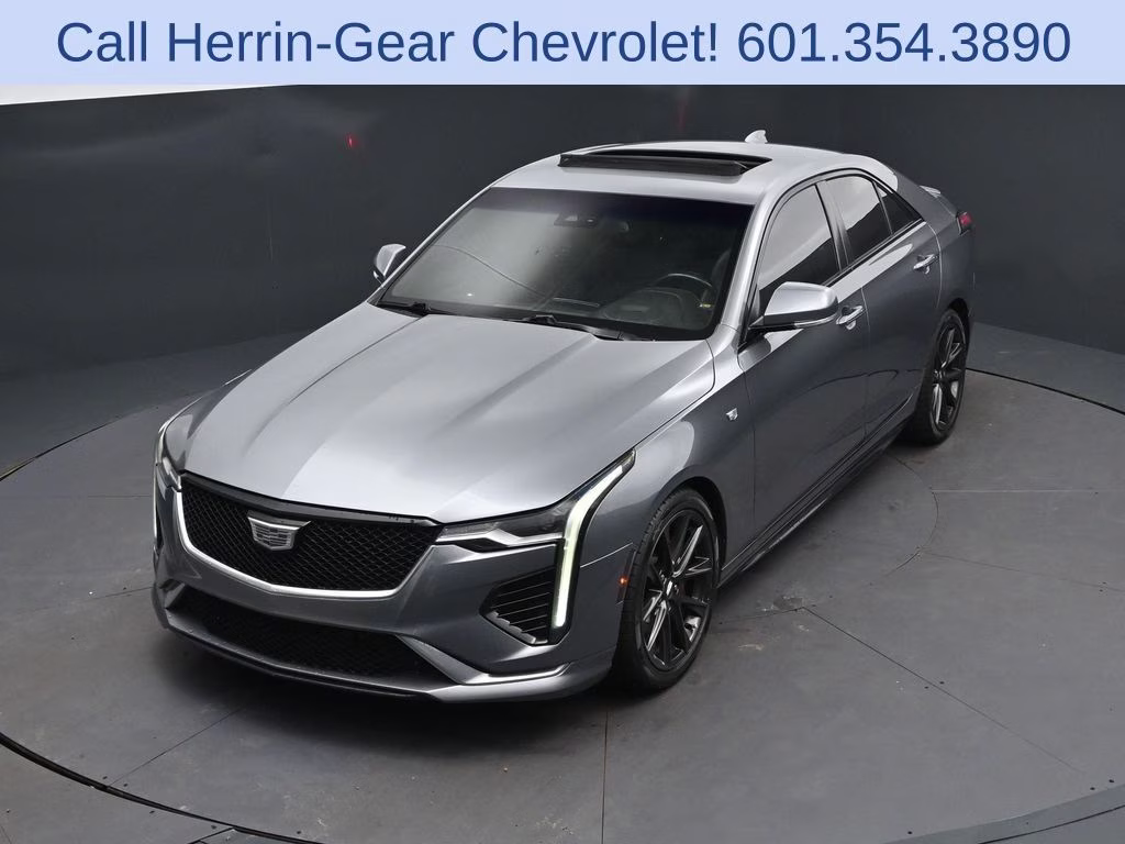 2021 Steel Metallic Cadillac CT4 Sport RWD Sedan
