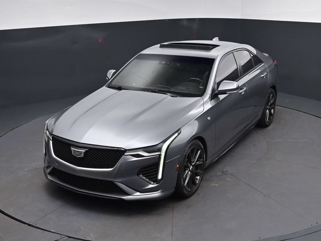 2021 Steel Metallic Cadillac CT4 Sport RWD Sedan