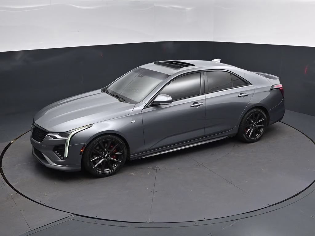 2021 Steel Metallic Cadillac CT4 Sport RWD Sedan