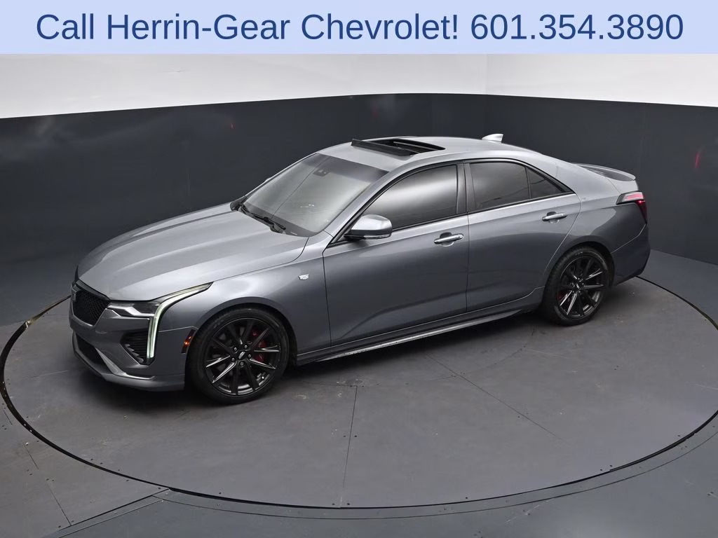 2021 Steel Metallic Cadillac CT4 Sport RWD Sedan