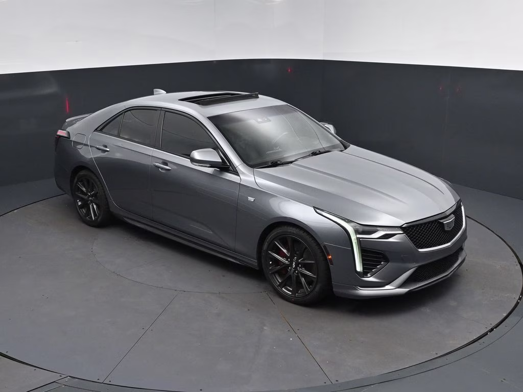 2021 Steel Metallic Cadillac CT4 Sport RWD Sedan