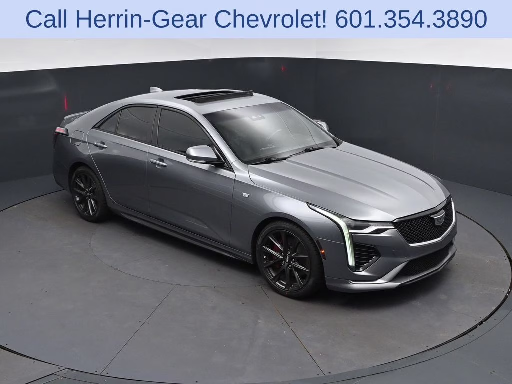 2021 Steel Metallic Cadillac CT4 Sport RWD Sedan