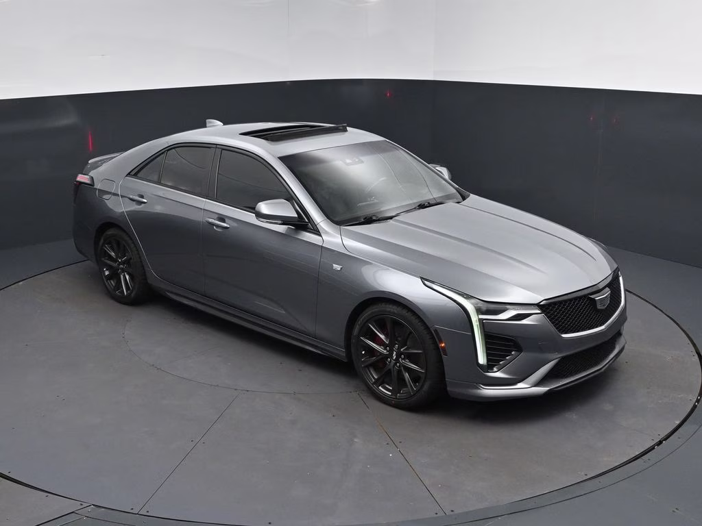 2021 Steel Metallic Cadillac CT4 Sport RWD Sedan