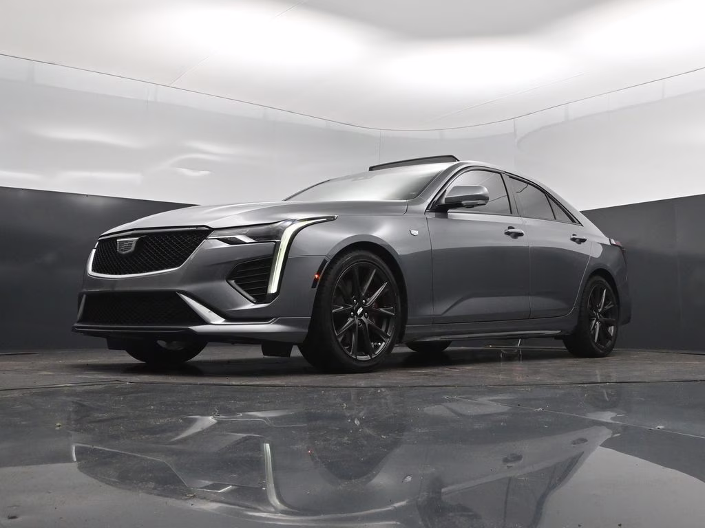 2021 Steel Metallic Cadillac CT4 Sport RWD Sedan