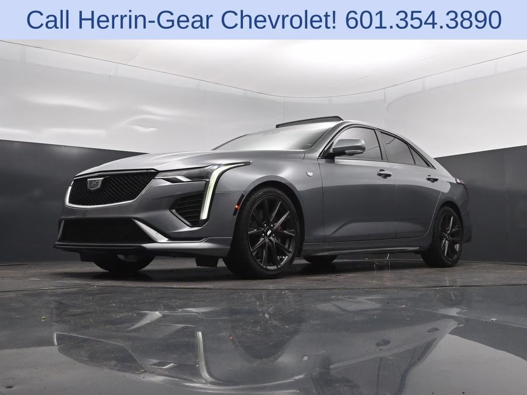2021 Steel Metallic Cadillac CT4 Sport RWD Sedan