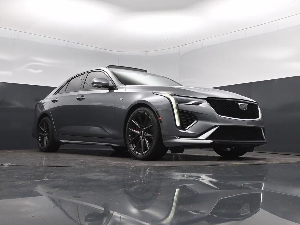 2021 Steel Metallic Cadillac CT4 Sport RWD Sedan