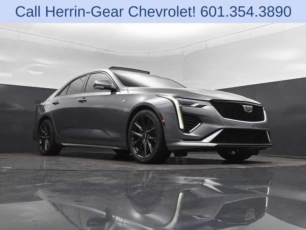 2021 Steel Metallic Cadillac CT4 Sport RWD Sedan