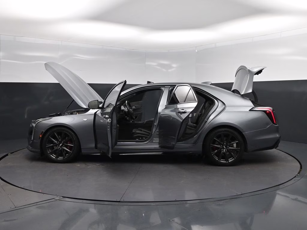 2021 Steel Metallic Cadillac CT4 Sport RWD Sedan