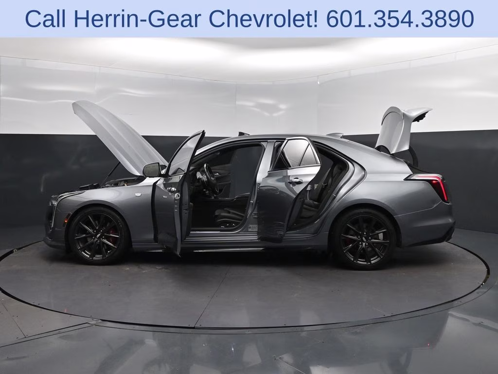 2021 Steel Metallic Cadillac CT4 Sport RWD Sedan