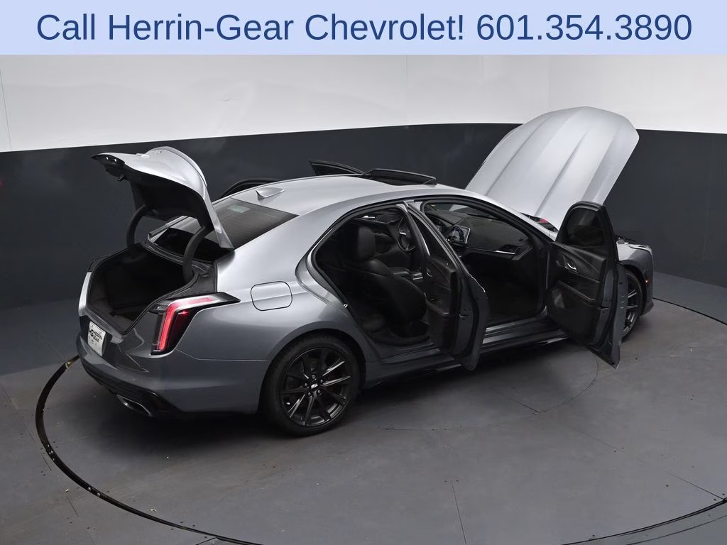 2021 Steel Metallic Cadillac CT4 Sport RWD Sedan