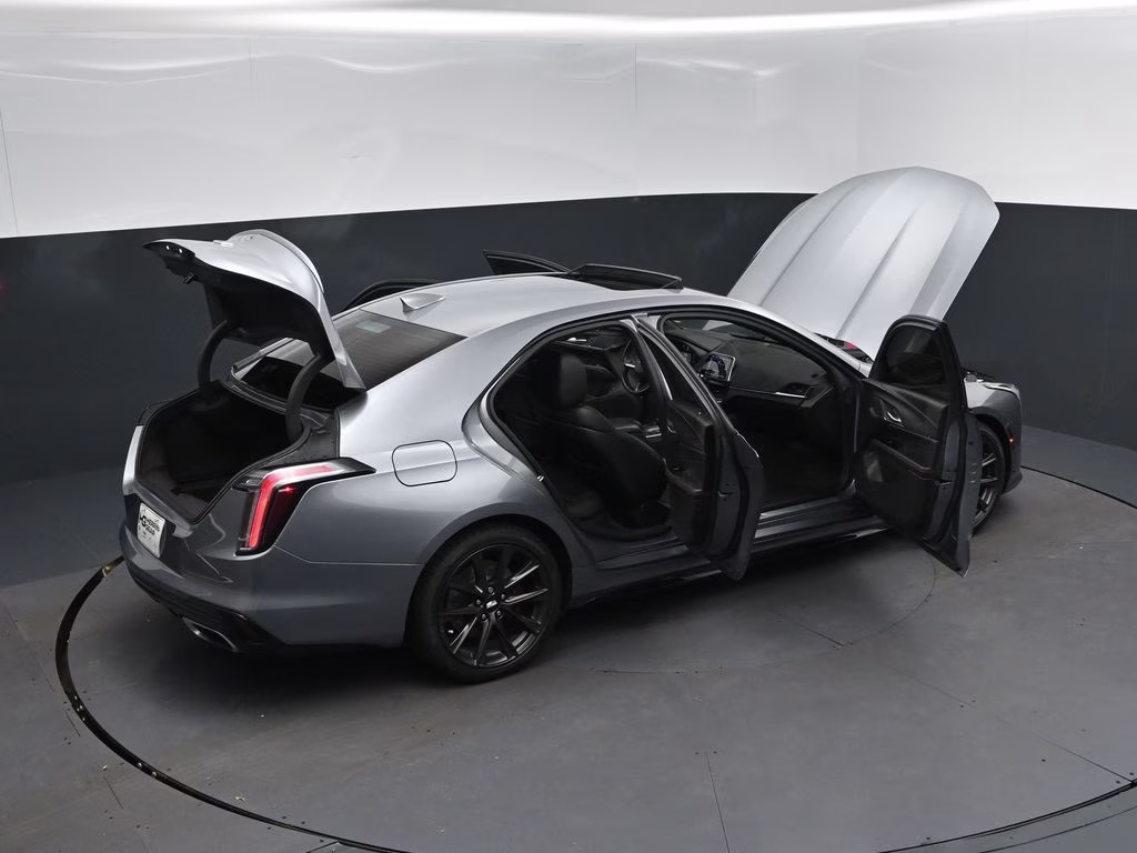 2021 Steel Metallic Cadillac CT4 Sport RWD Sedan