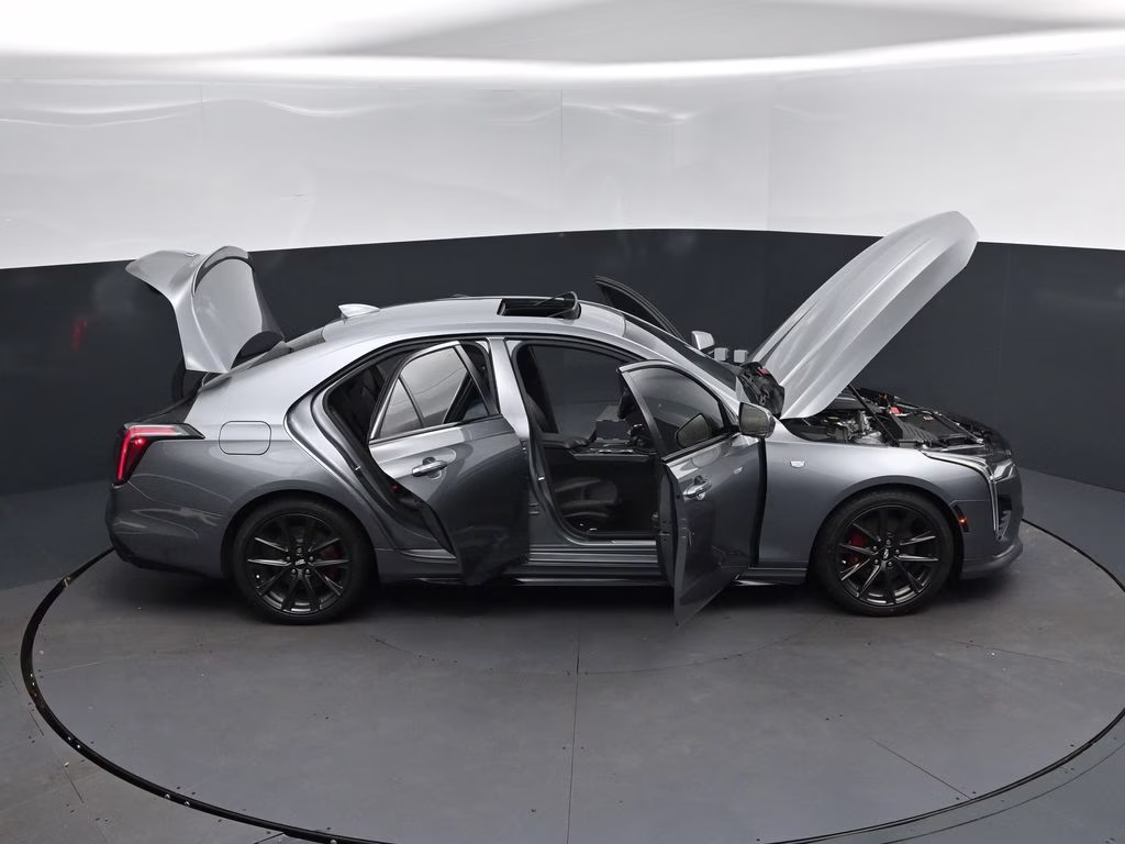 2021 Steel Metallic Cadillac CT4 Sport RWD Sedan