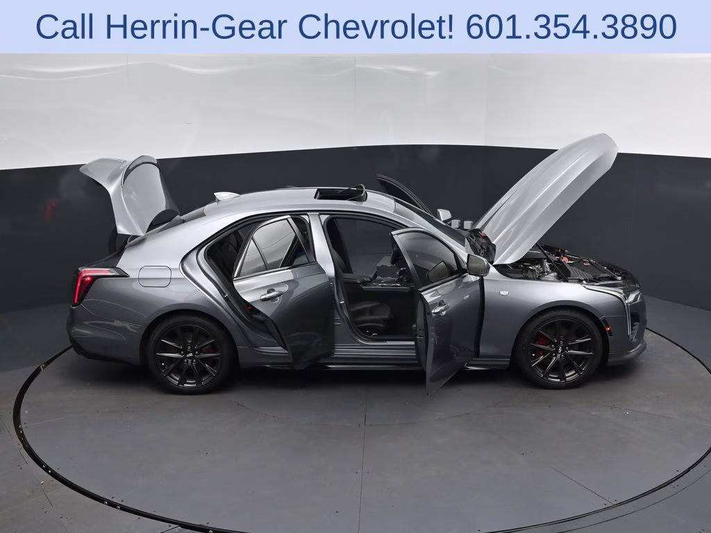 2021 Steel Metallic Cadillac CT4 Sport RWD Sedan