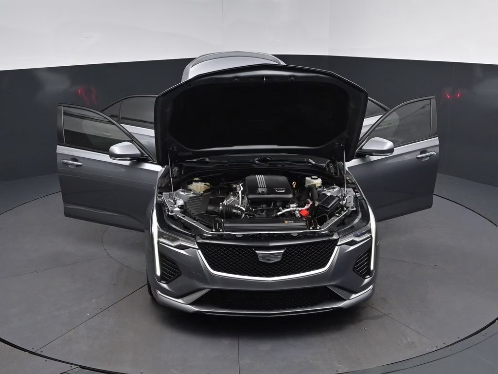 2021 Steel Metallic Cadillac CT4 Sport RWD Sedan