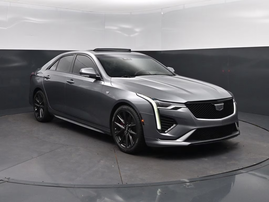 2021 Steel Metallic Cadillac CT4 Sport RWD Sedan