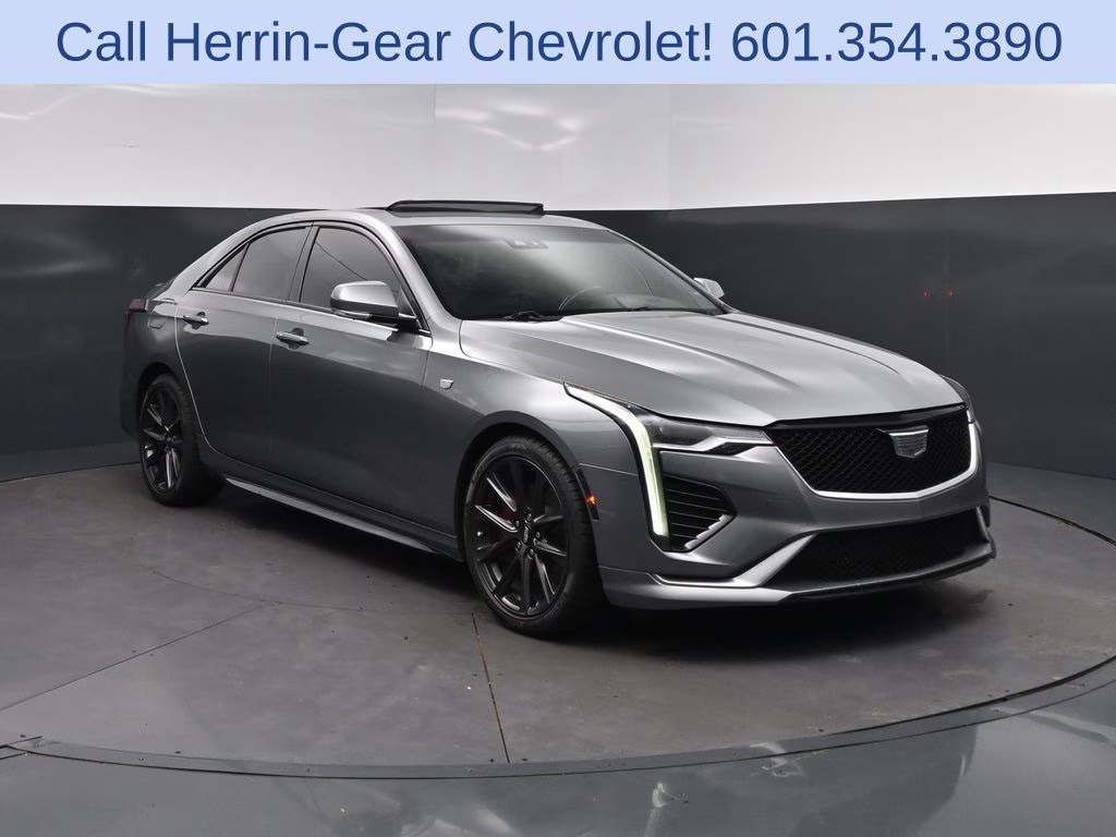 2021 Steel Metallic Cadillac CT4 Sport RWD Sedan