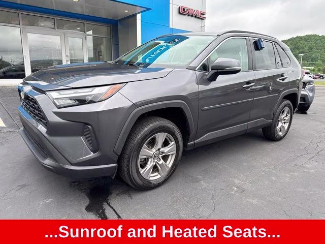 2022 Magnetic Gray Metallic Toyota RAV4 XLE AWD SUV