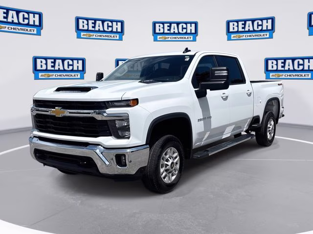 2025 Summit White Chevrolet Silverado 2500HD LT 4X4 Truck
