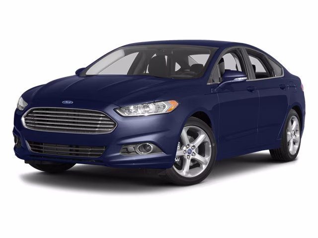2013 Blue Ford Fusion SE FWD Sedan