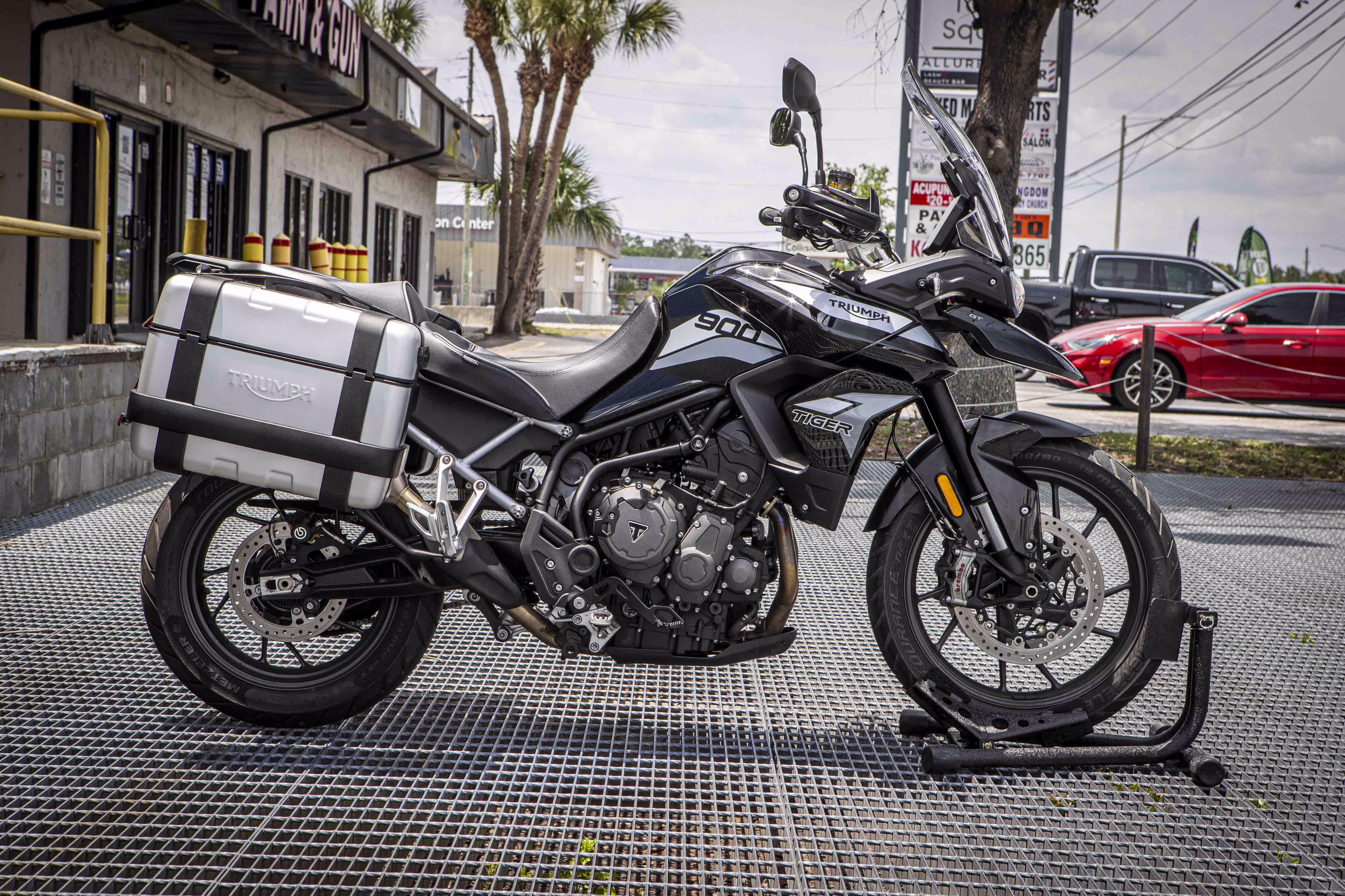 2022 Black Triumph Tiger 900 GT Motorcycle