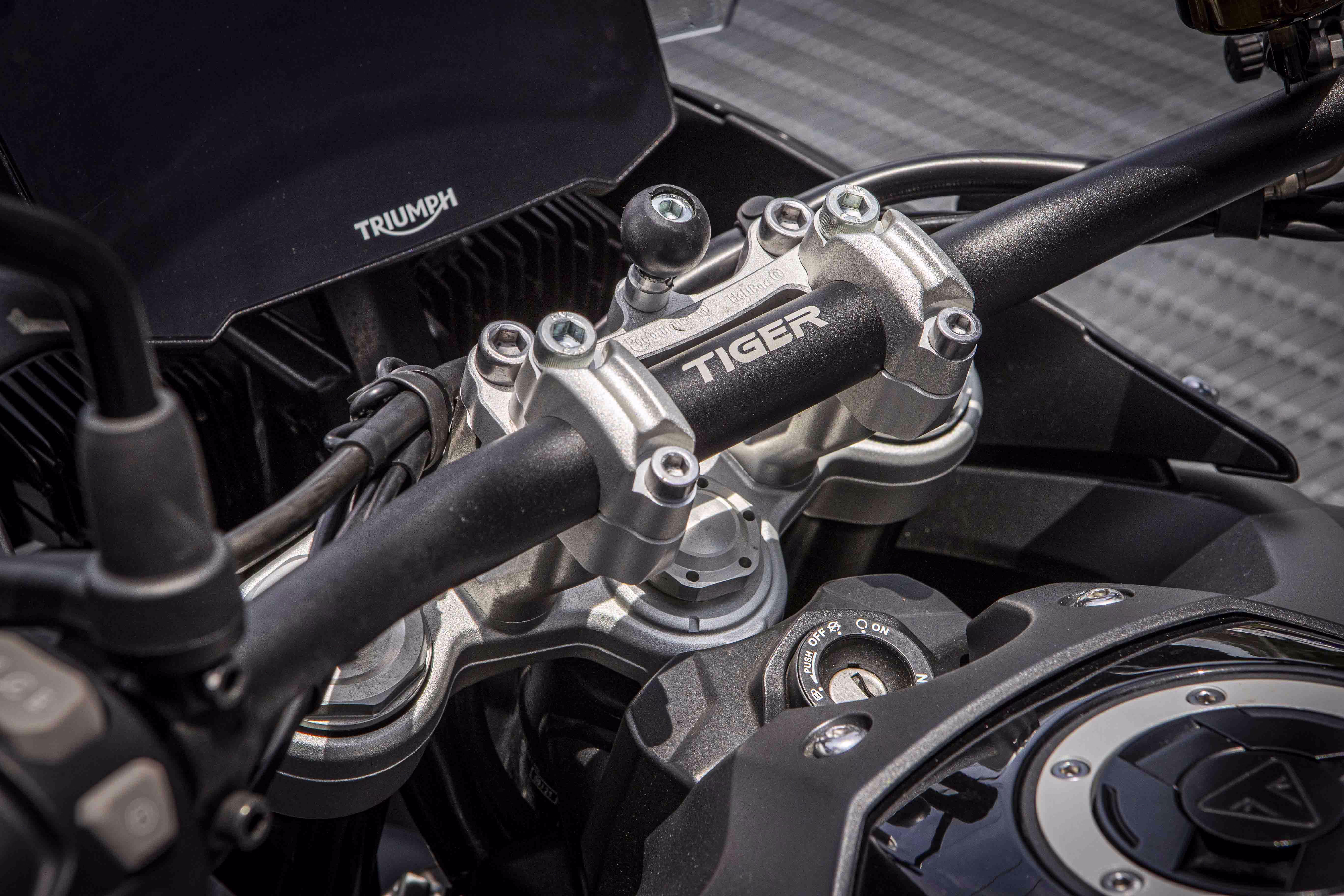 2022 Black Triumph Tiger 900 GT Motorcycle
