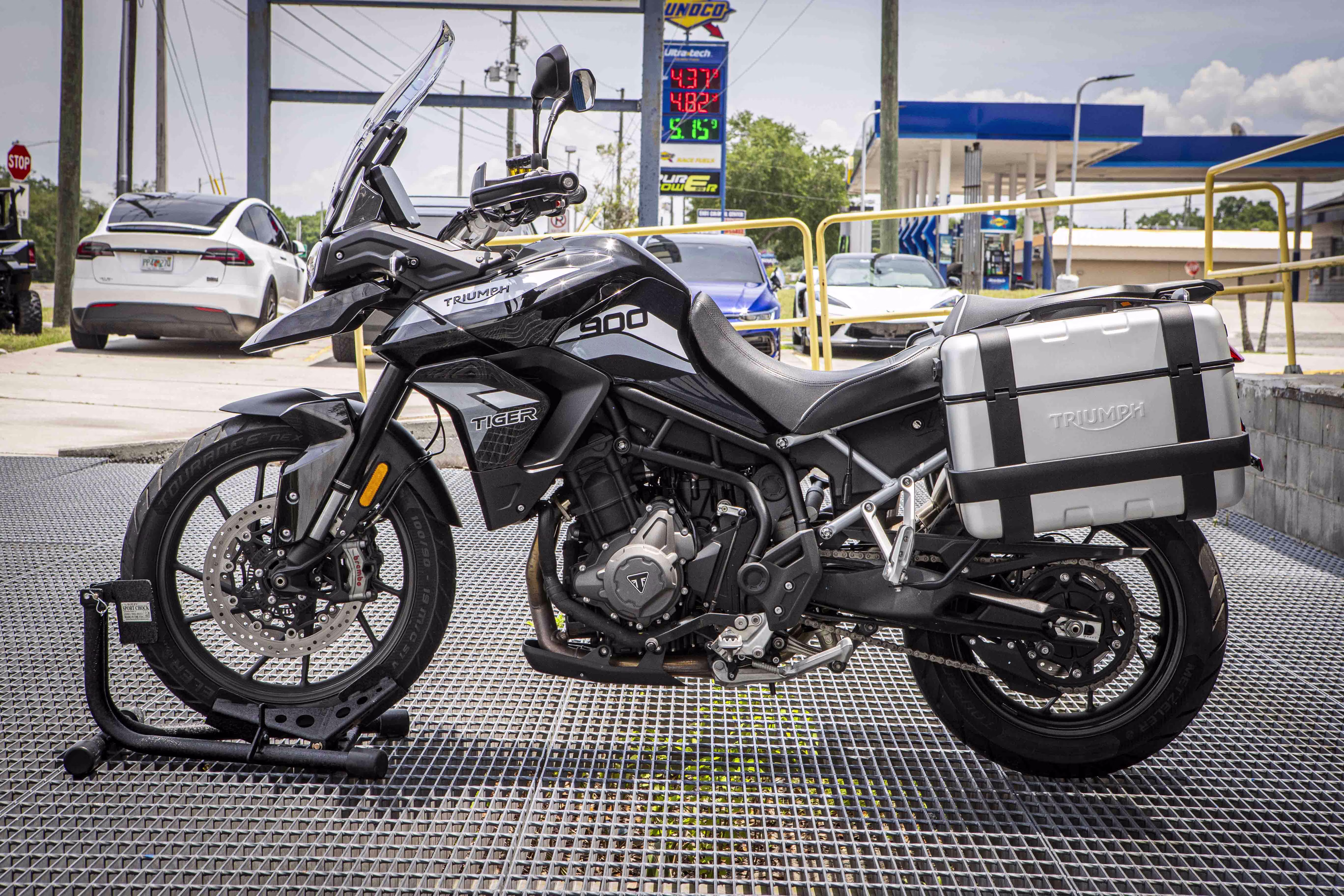 2022 Black Triumph Tiger 900 GT Motorcycle