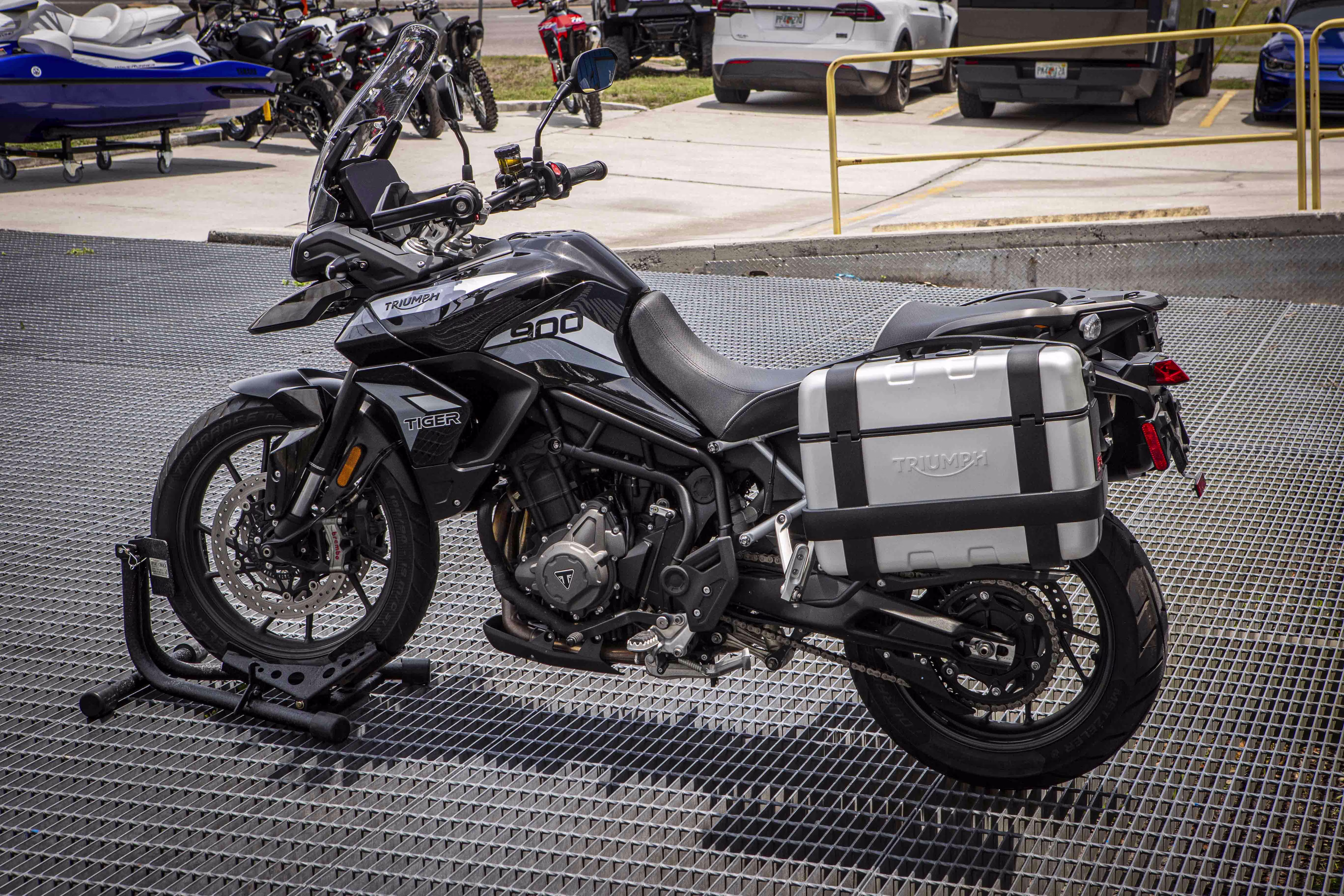 2022 Black Triumph Tiger 900 GT Motorcycle