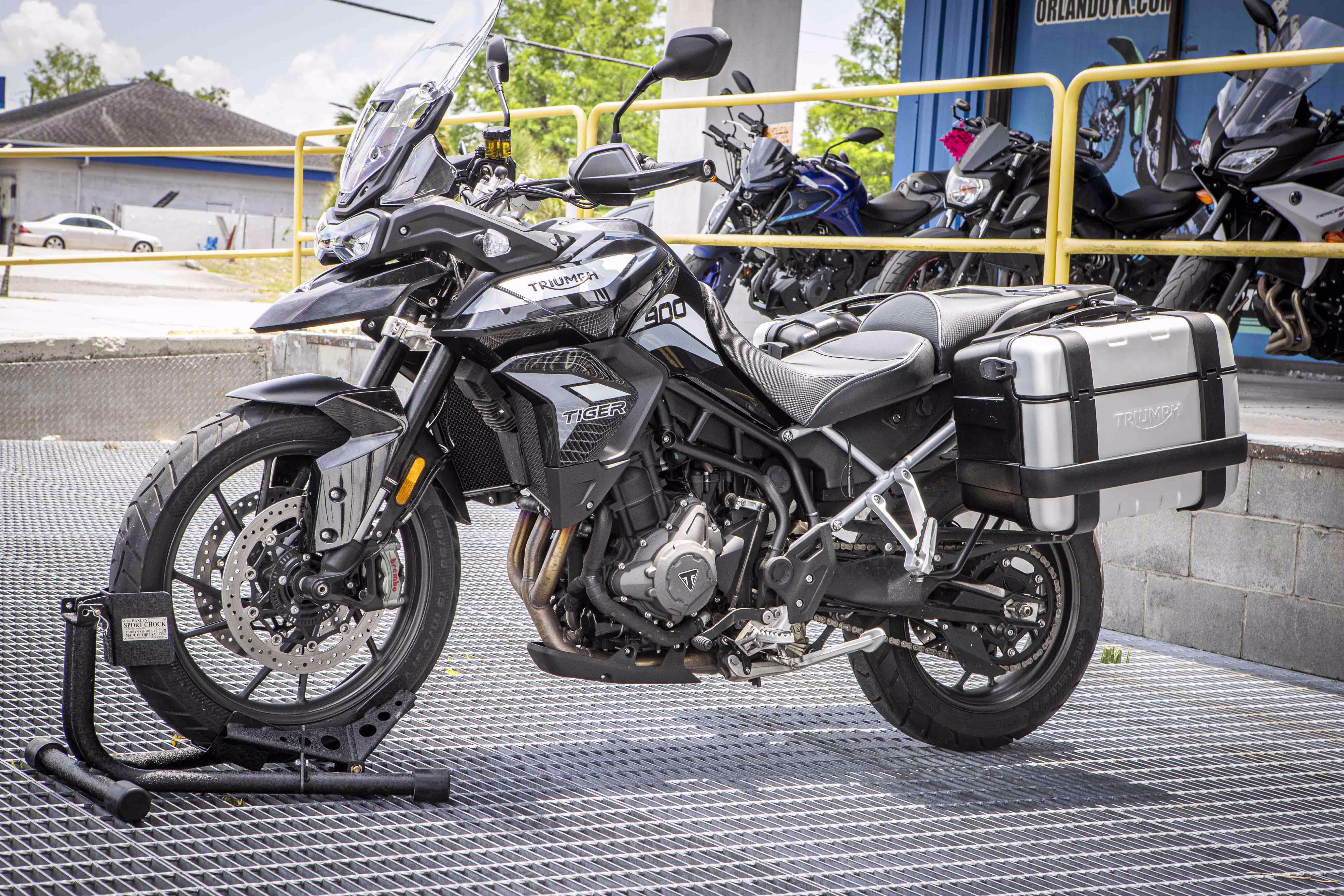 2022 Black Triumph Tiger 900 GT Motorcycle