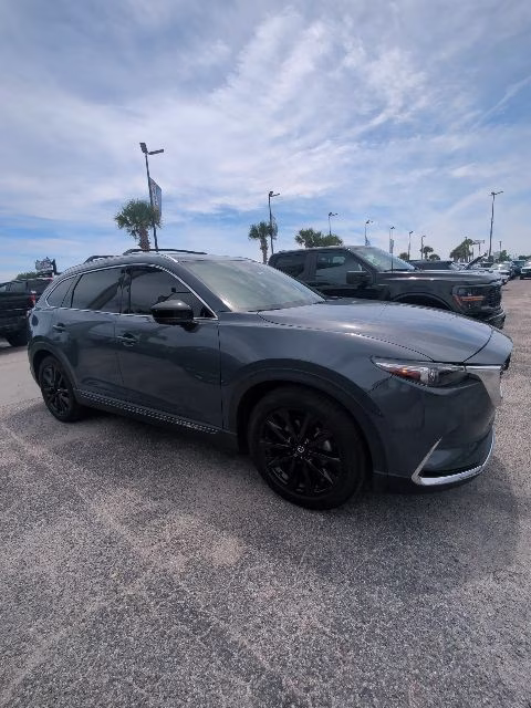 2022 Polymetal Gray Metallic Mazda CX-9 Carbon Edition AWD SUV