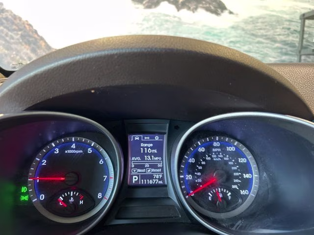 2013 Night Sky Pearl Hyundai Santa Fe GLS FWD SUV
