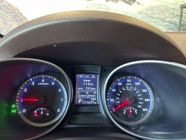 2013 Night Sky Pearl Hyundai Santa Fe GLS FWD SUV
