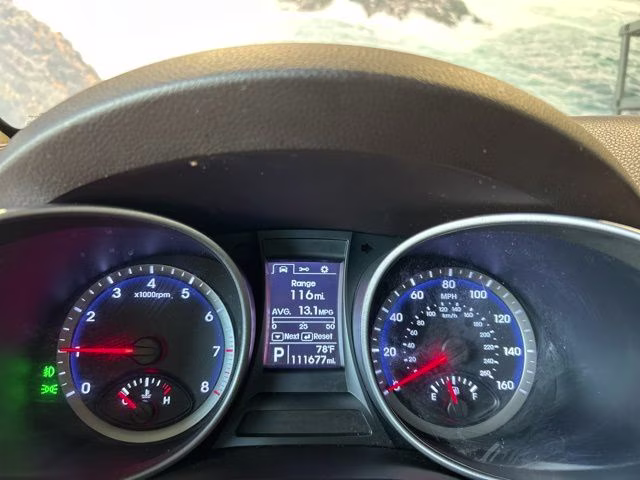 2013 Night Sky Pearl Hyundai Santa Fe GLS FWD SUV