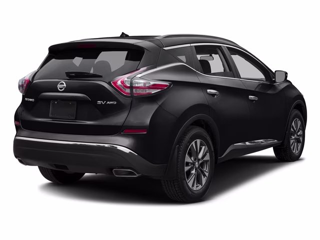 2016 MAGNETIC BLACK METALLIC Nissan Murano S AWD AWD 4DR S