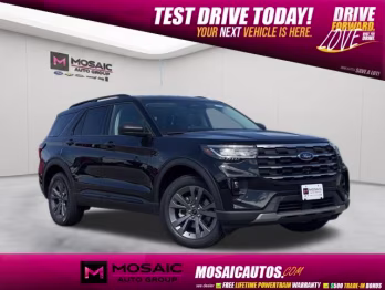 2026 Agate Black Metallic Ford Explorer Active 4X4 SUV