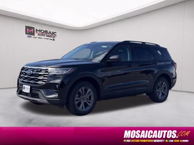 2026 Agate Black Metallic Ford Explorer Active 4X4 SUV