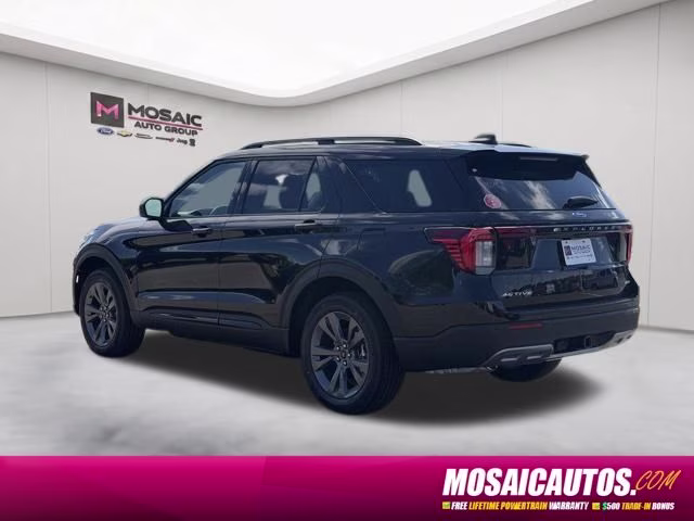2026 Agate Black Metallic Ford Explorer Active 4X4 SUV