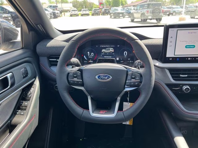 2026 Star White Metallic Tri-Coat Ford Explorer ST 4X4 SUV