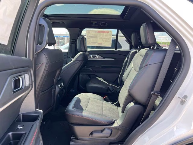 2026 Star White Metallic Tri-Coat Ford Explorer ST 4X4 SUV