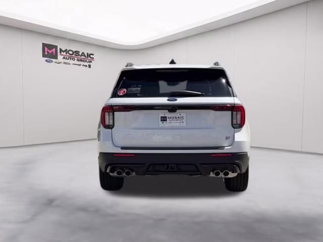 2026 Star White Metallic Tri-Coat Ford Explorer ST 4X4 SUV