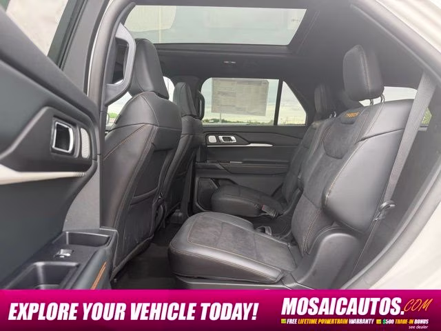 2026 Star White Metallic Tri-Coat Ford Explorer Tremor 4X4 SUV